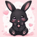 黒うさぎ