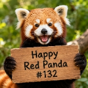Happy Red Panda