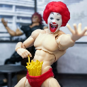 來叔叔餵你吃薯條
